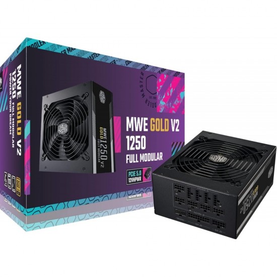 Cooler Master MWE Gold 1250 V2 ATX3.1 Full Modular 1250W 80Plus Gold